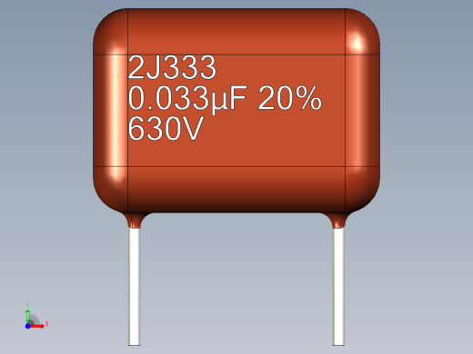 jb 电容器 JFB 聚合物薄膜电容器系列前视缩略图