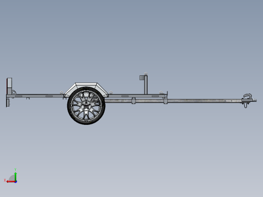 挂车拖车motorcycle-trailer-motorrad-anhanger SW STP后视缩略图