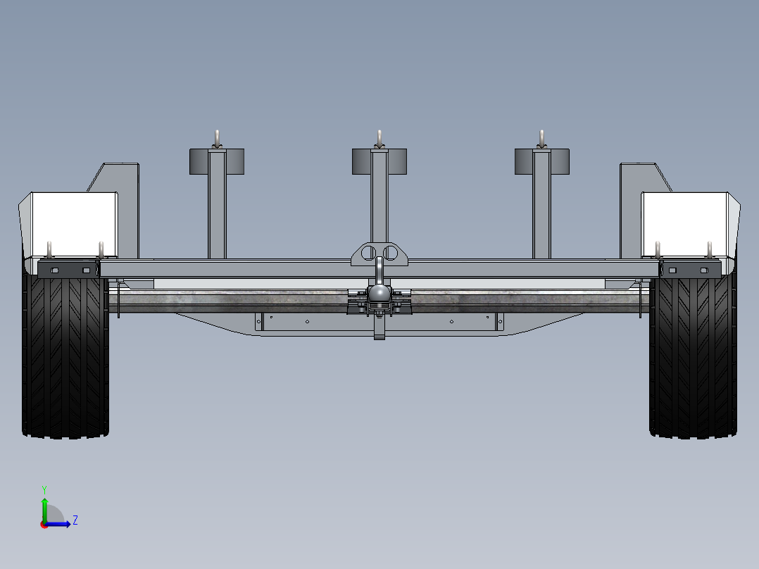 挂车拖车motorcycle-trailer-motorrad-anhanger SW STP左视图