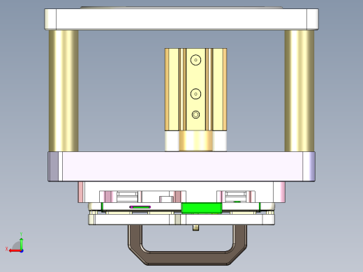 X2-CNC6笔记本CNC工装夹具三维模型-1028后视缩略图