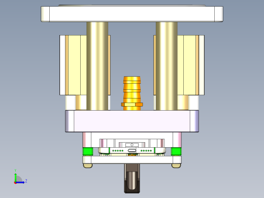 X2-CNC6笔记本CNC工装夹具三维模型-1028左视缩略图