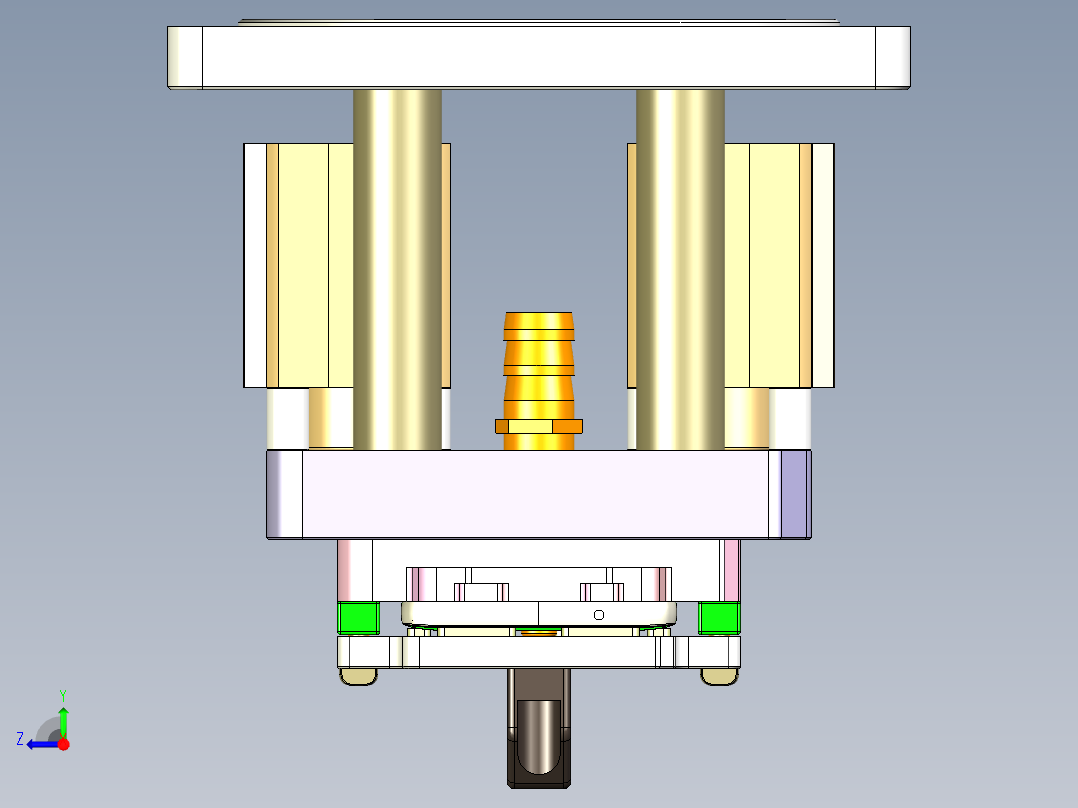 X2-CNC6笔记本CNC工装夹具三维模型-1028右视图