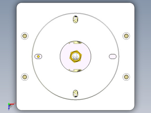 X2-CNC6笔记本CNC工装夹具三维模型-1028俯视缩略图