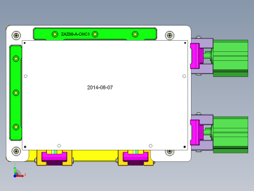 ZAZ00-A-笔记本CNC工装夹具三维模型cnc1-0520前视缩略图
