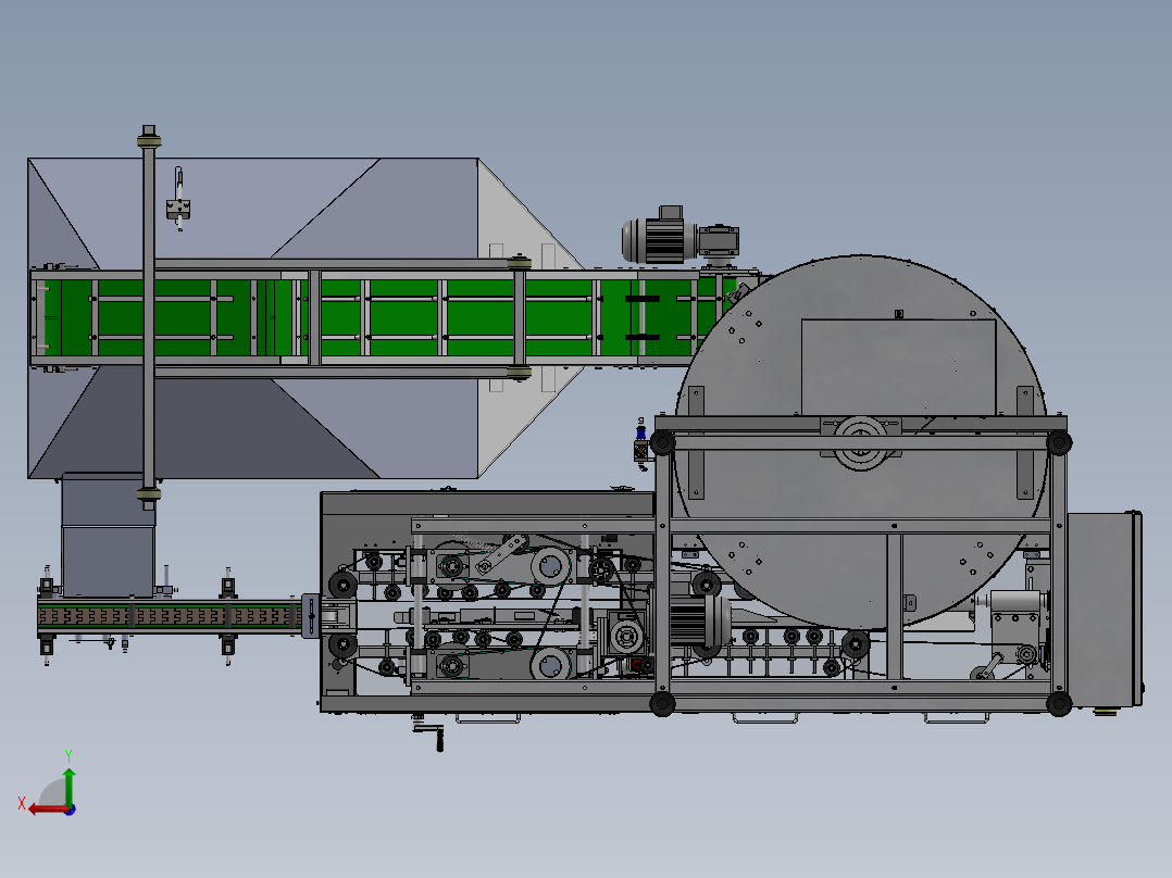 全参数自动理瓶机（sw18可编辑+工程图）后视图