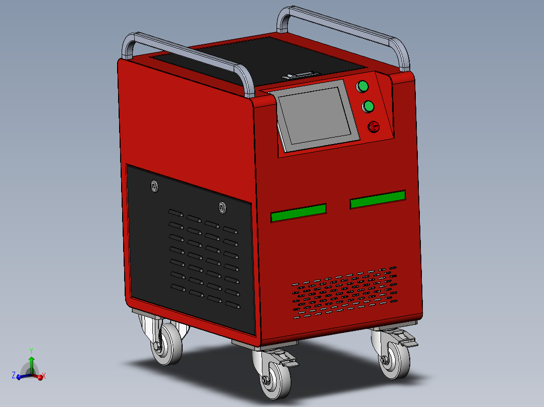 手持式100-300W风冷激光清洗机sw18可编辑