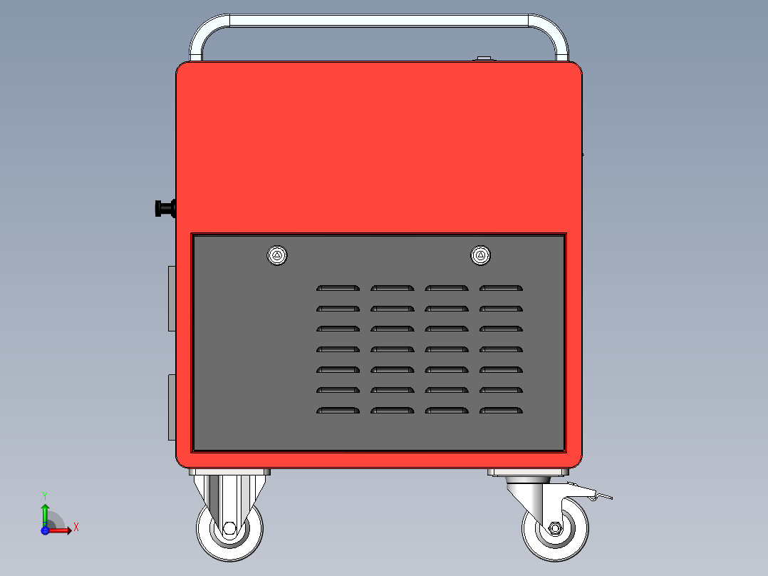 手持式100-300W风冷激光清洗机sw18可编辑前视图