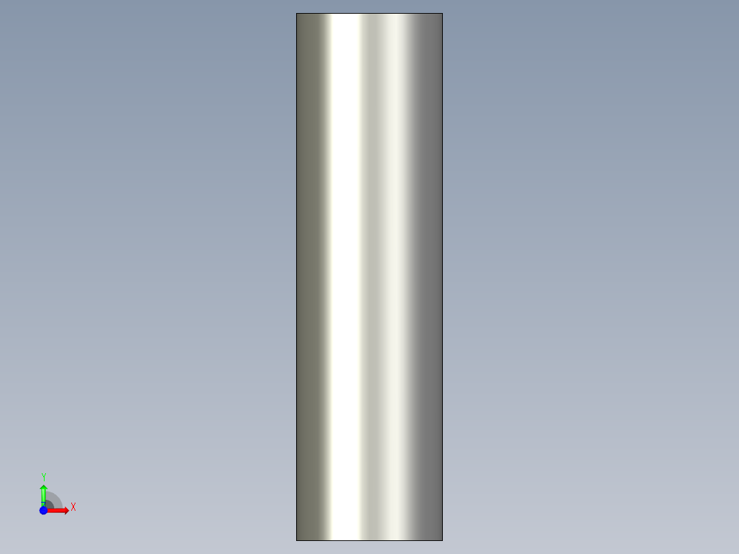 包塑管-辅助设计前视图