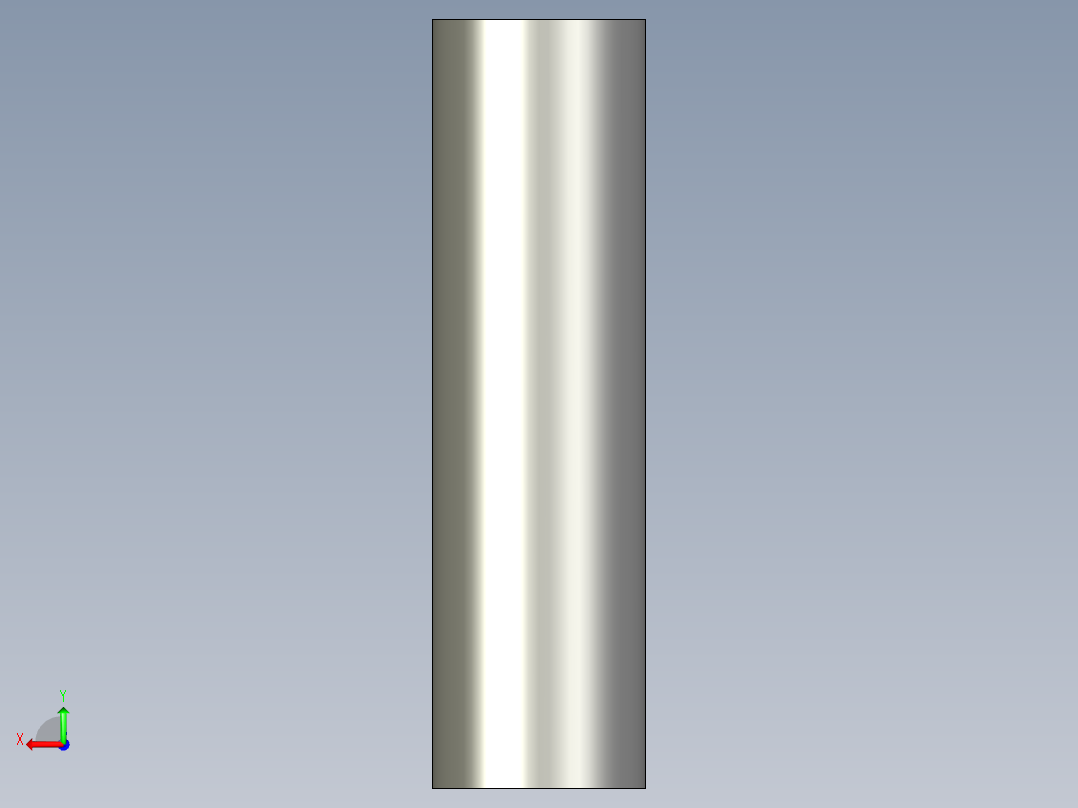 包塑管-辅助设计后视图