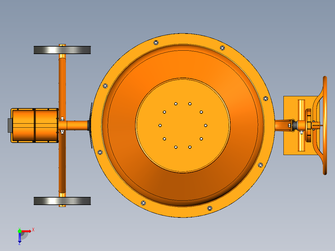 B3003261-混凝土搅拌机俯视图