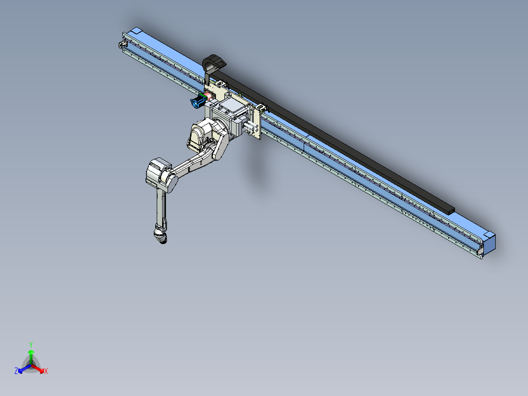 滚轮结构机器人行走轨道设计