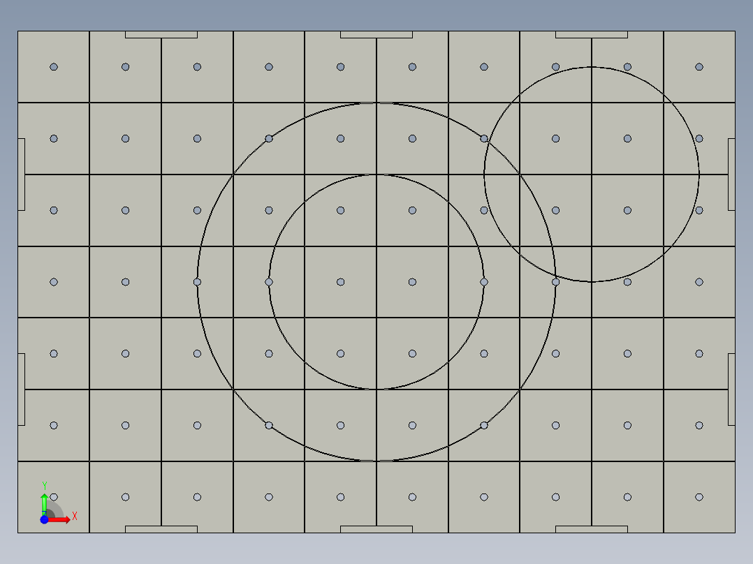 焊接工作台前视图