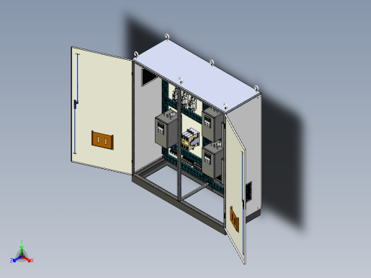 双柜组装软启动旁路控制柜 56284
