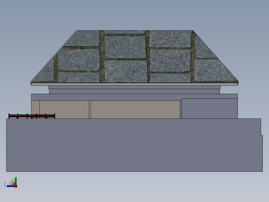 巴厘岛别墅右视图