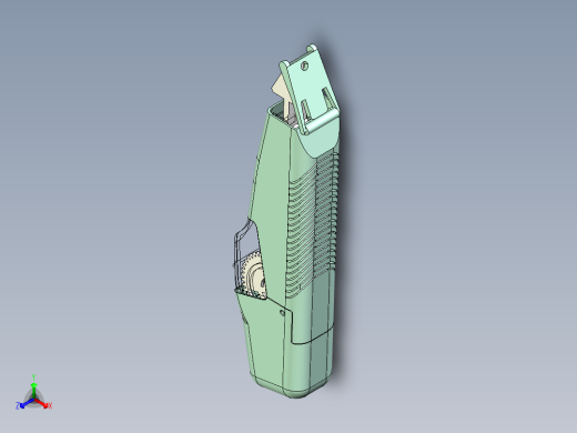 可拆卸修正带正等轴测缩略图