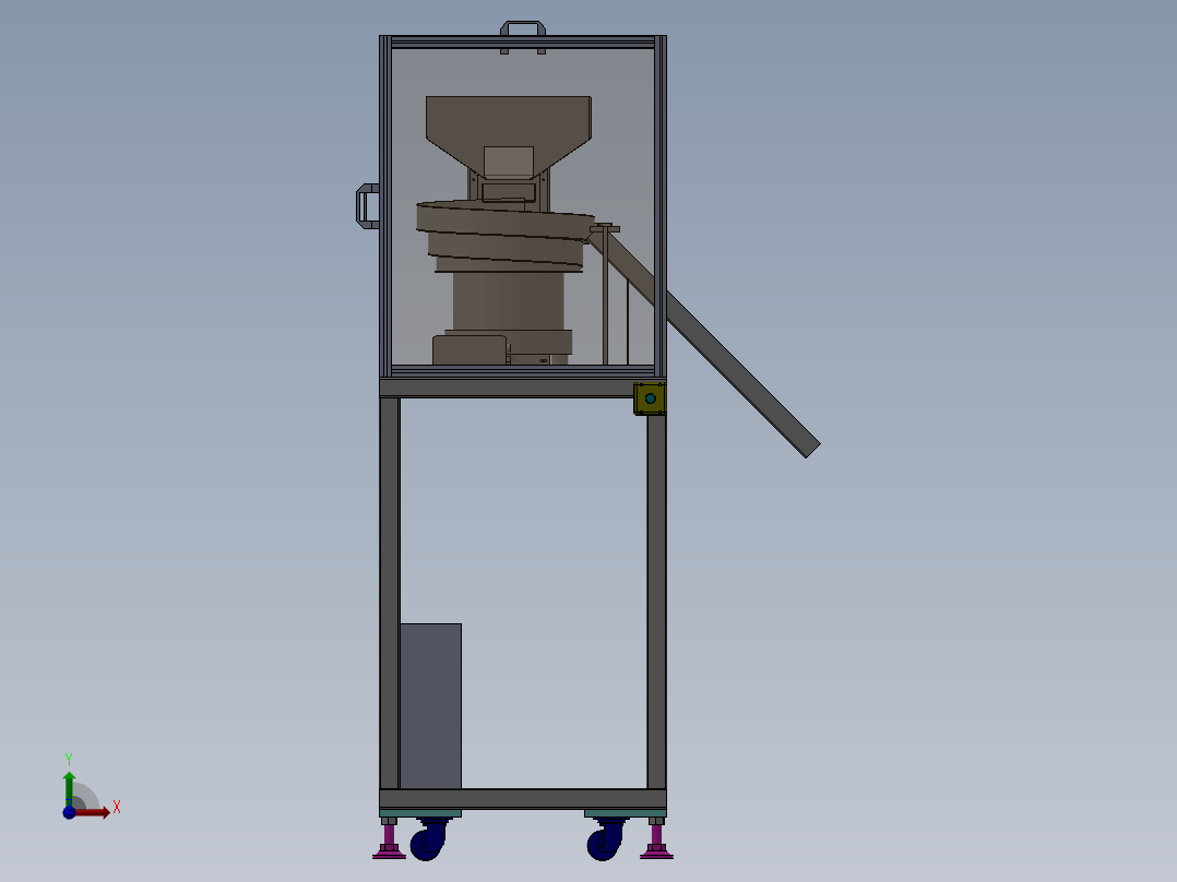 物料振动盘  sw20前视图