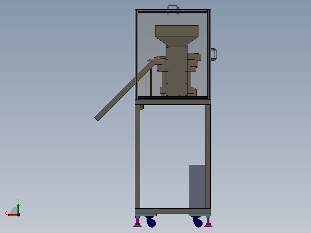物料振动盘  sw20后视图