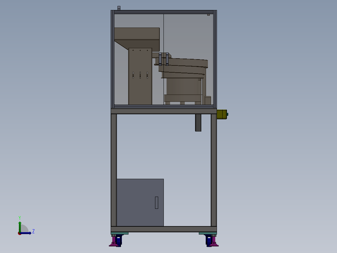 物料振动盘  sw20左视图