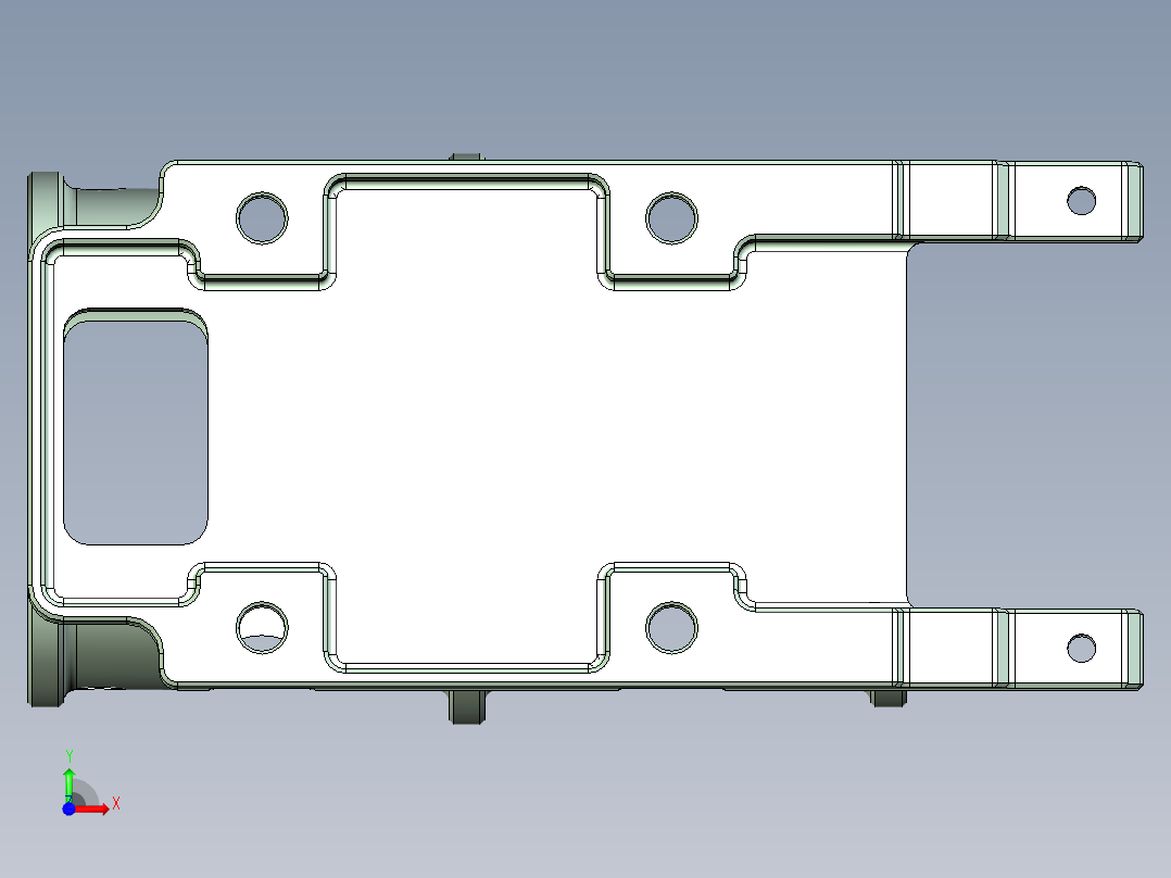 电机座正Y11前视图