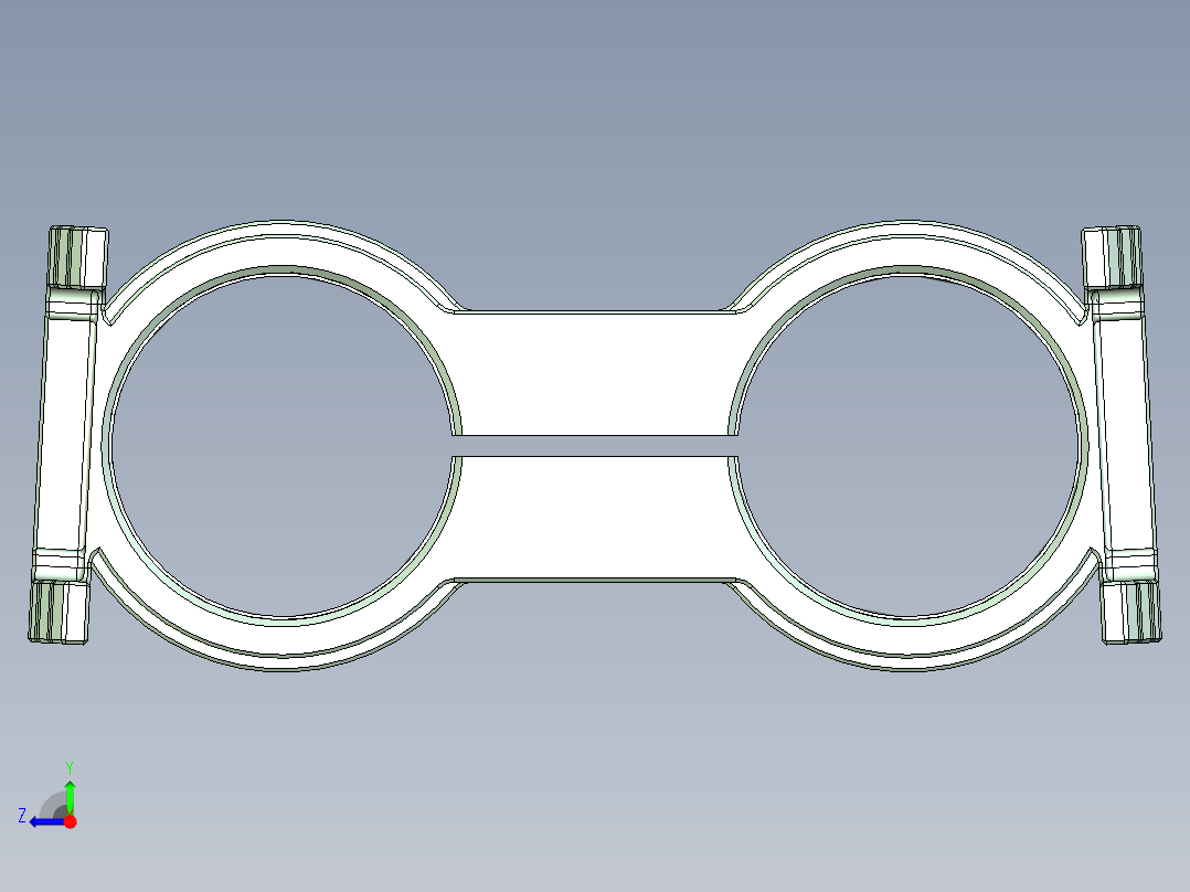 电机座正Y11右视图