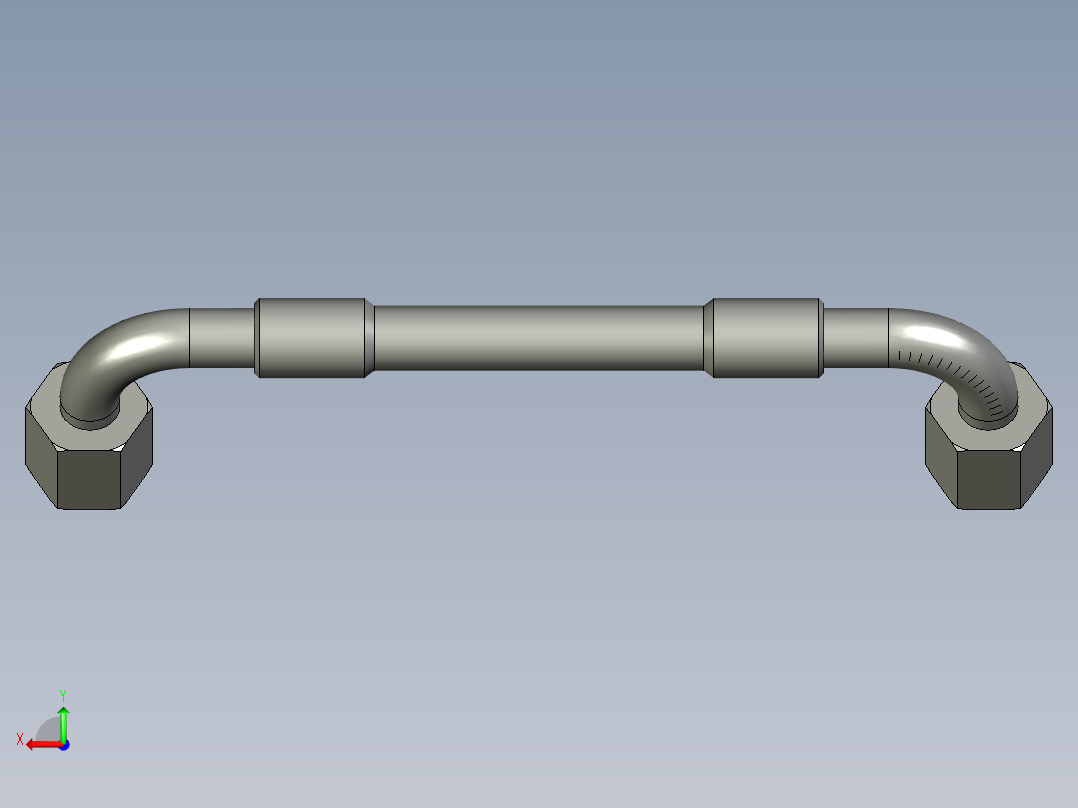 13X180总成管后视图