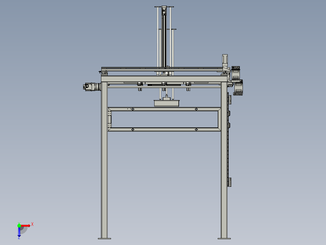 桁架分料俯视图