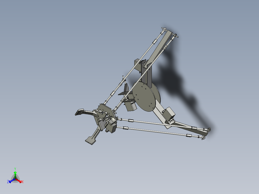 分拣机械手主视图