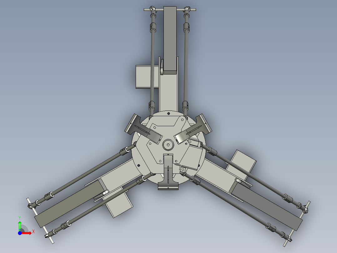 分拣机械手前视图