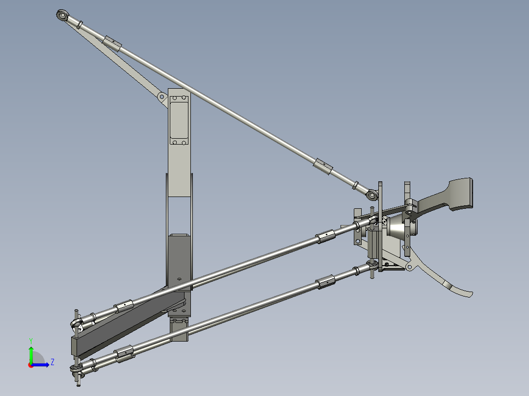 分拣机械手左视图