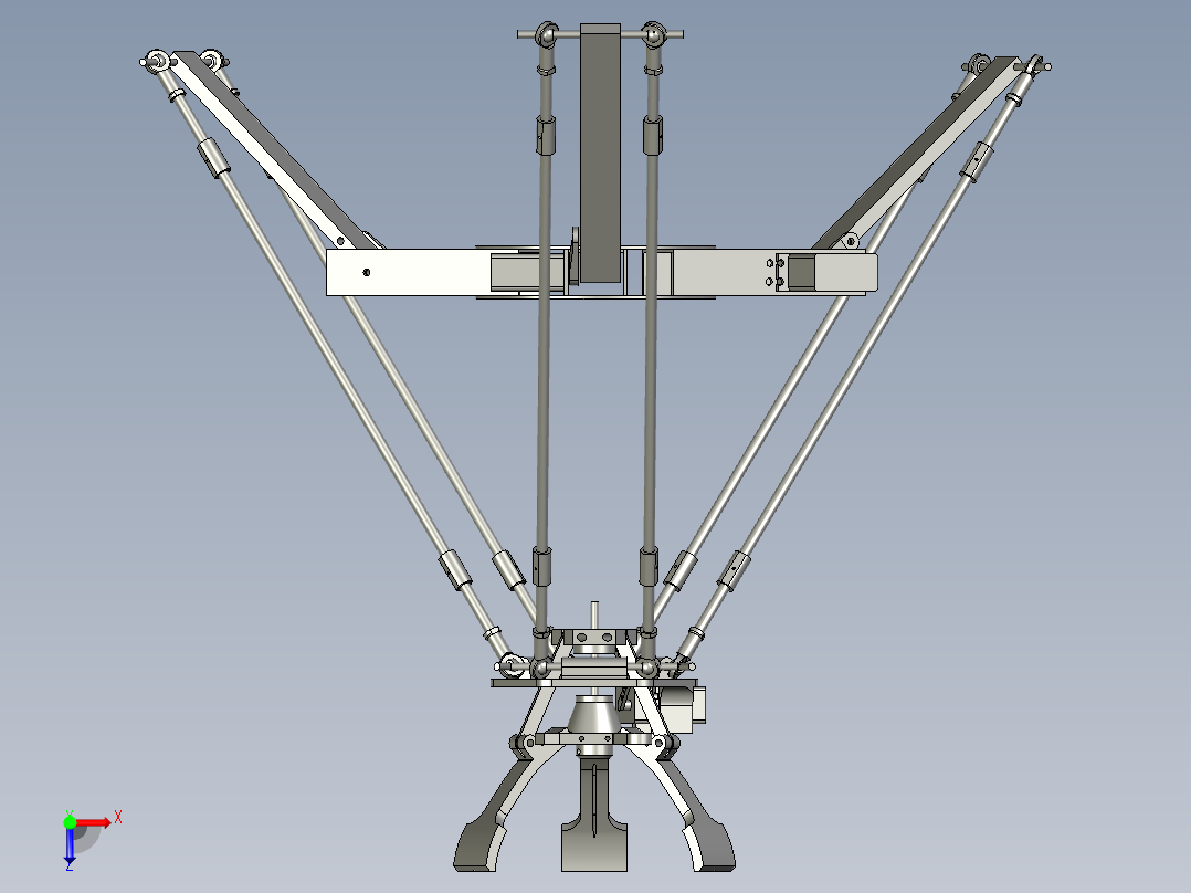 分拣机械手俯视图