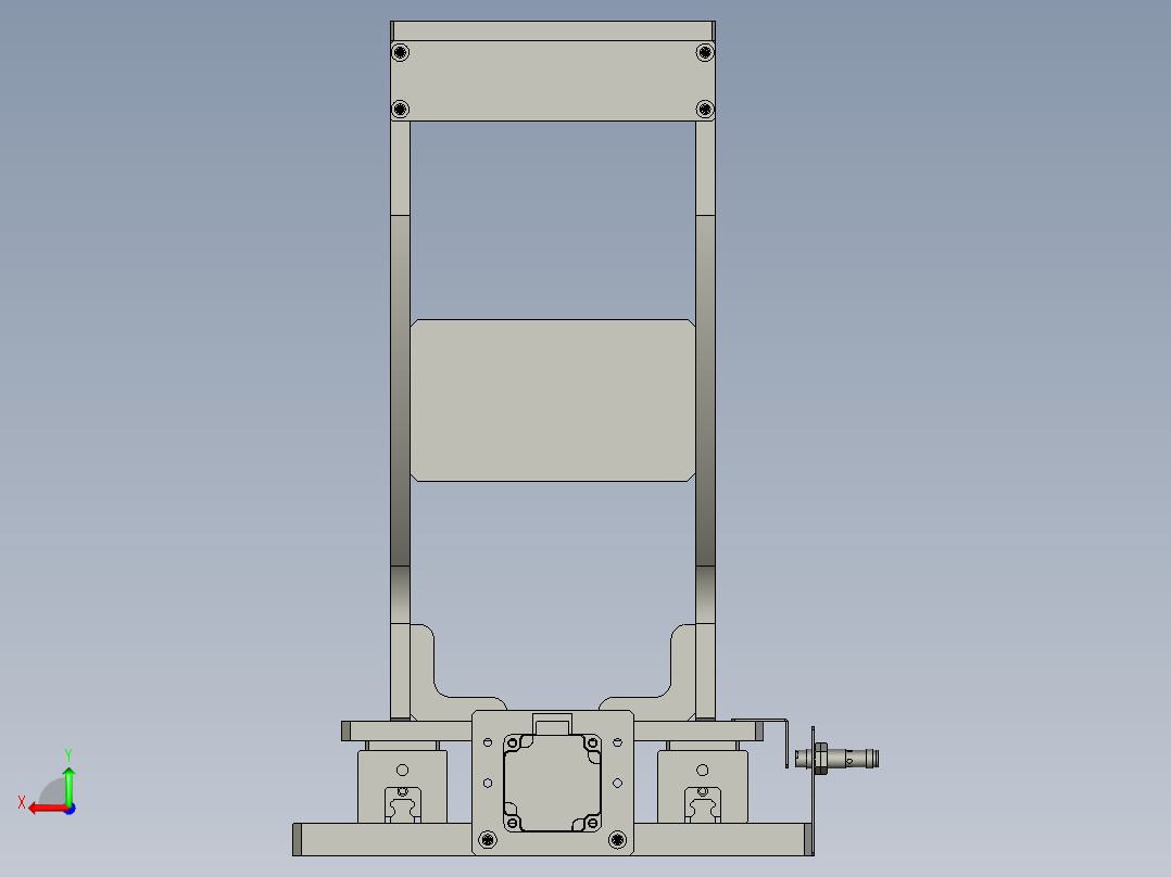 123201314008-03抓取机构后视图