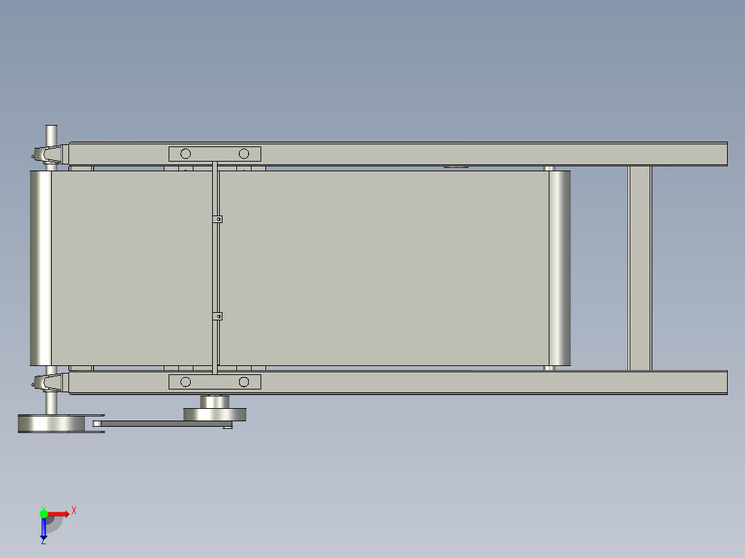 可自由更换刀具的高速切菜机俯视图