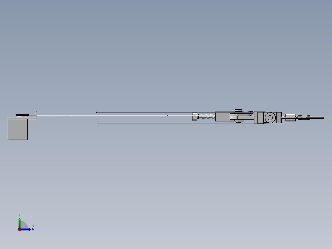 套索传动搜救检测机器人结构设计--630490--1500左视图