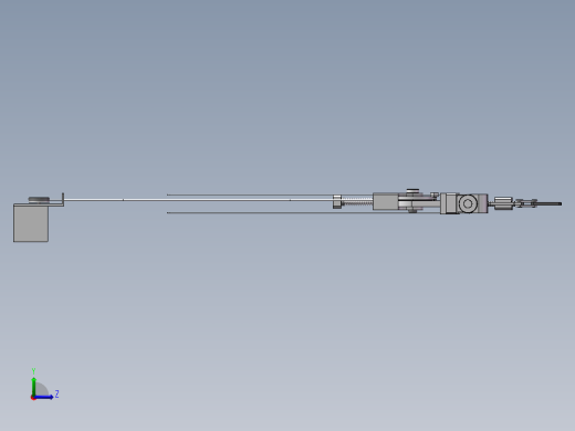 套索传动搜救检测机器人结构设计--630490--1500左视缩略图