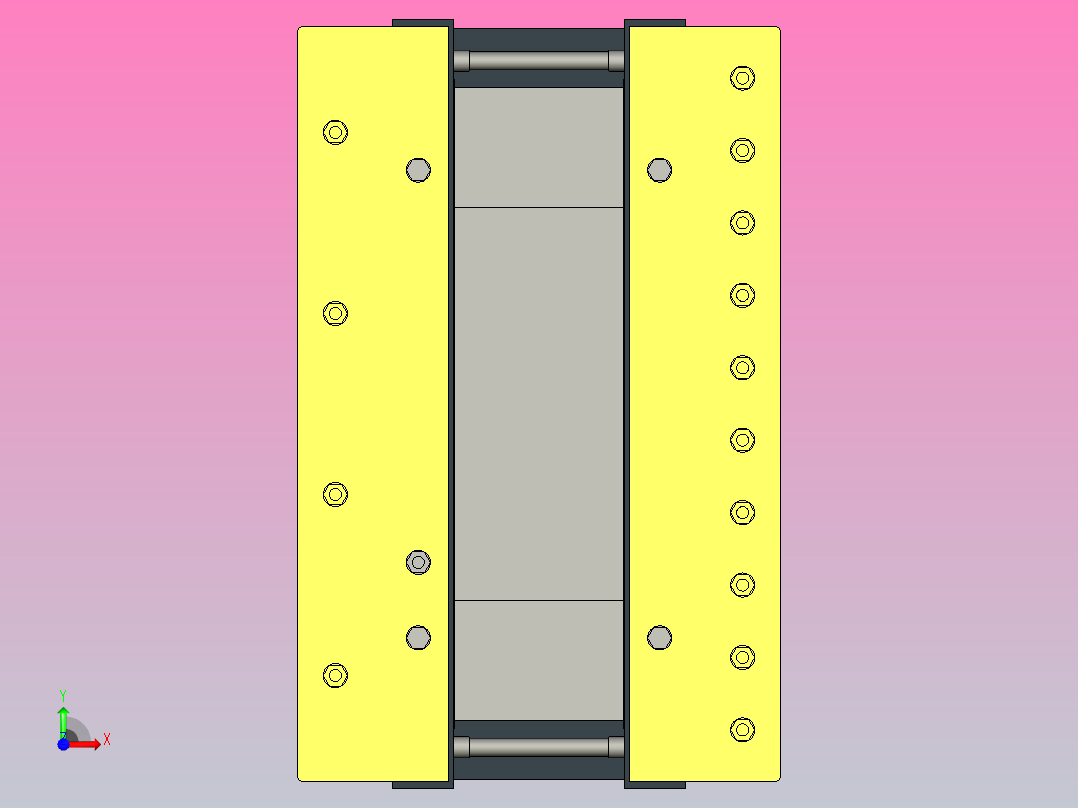 SG-15三相干式变压器三维模型202403前视图