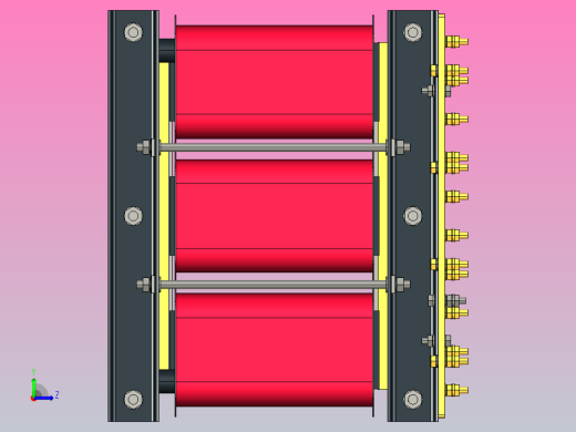 SG-15三相干式变压器三维模型202403左视缩略图