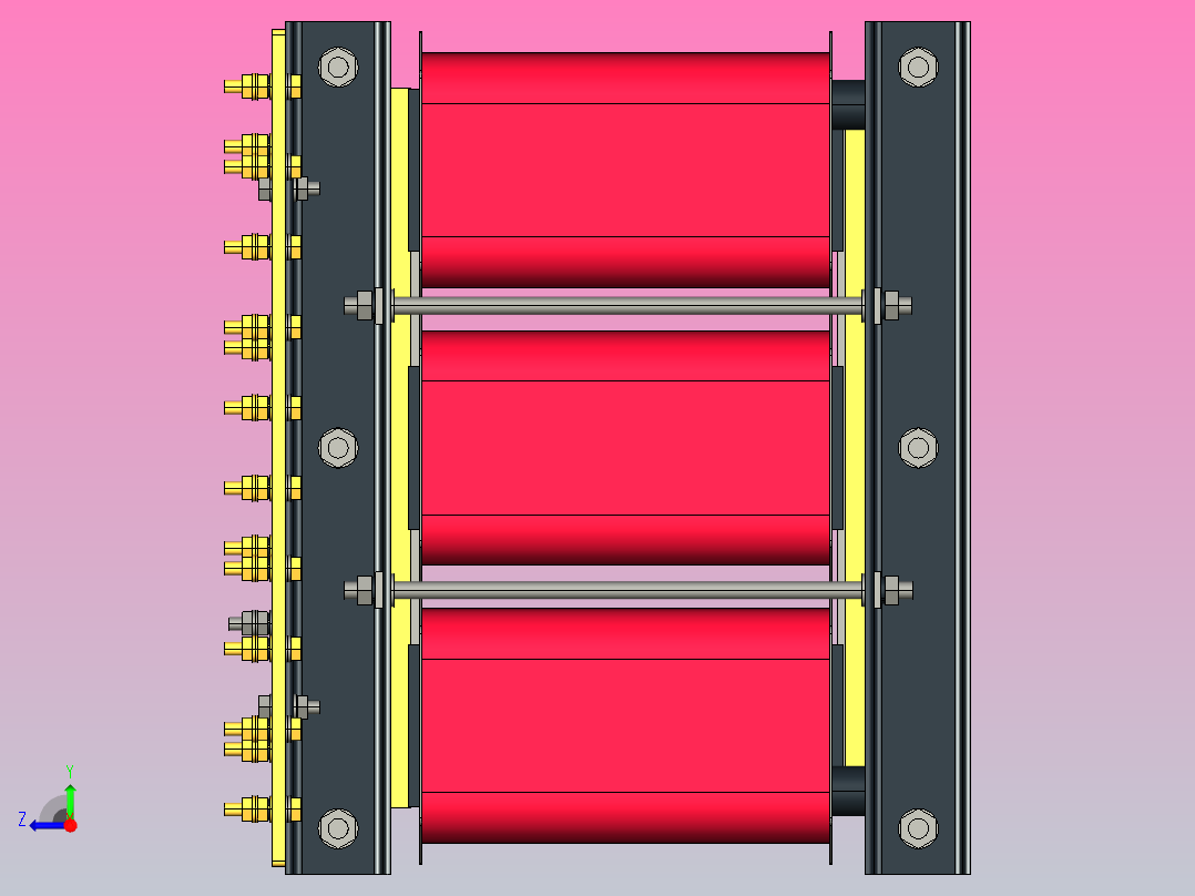 SG-15三相干式变压器三维模型202403右视图