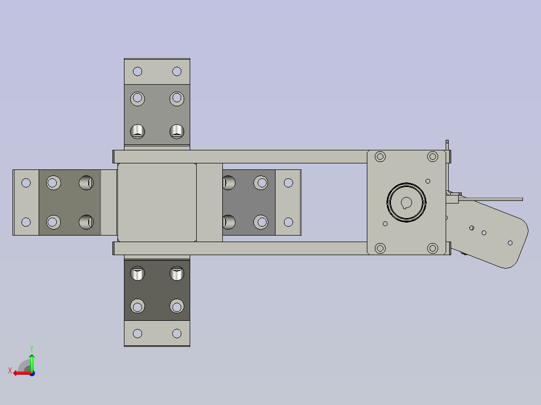 相机拍照机构后视图
