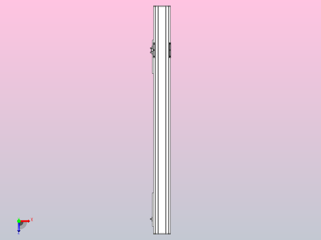 MTH10标准螺杆滑台[MTH10-L#-1000-M-P10-C3]俯视图