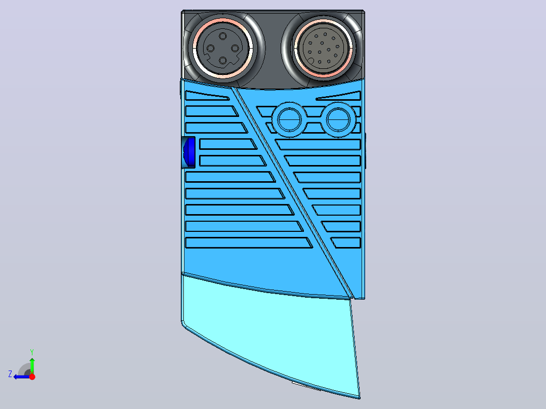 CLV64x条码扫描器右视图