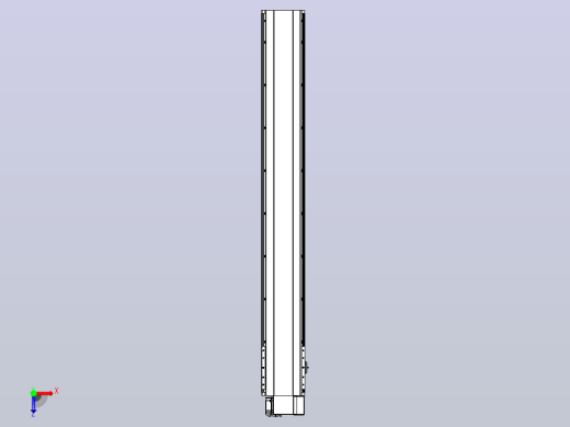 皮带直线轴半封闭可选导轨TPA-HNB-202D-140-L1450-RP-C-P75-N3俯视缩略图