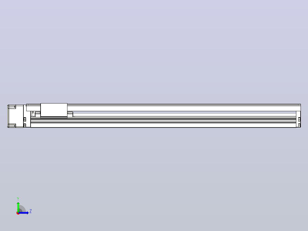 钢基模组TPA-KNR-8610C-740A1-MR-H0S0左视图