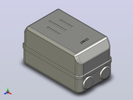 NQ2-33电磁起动器三维模型202204