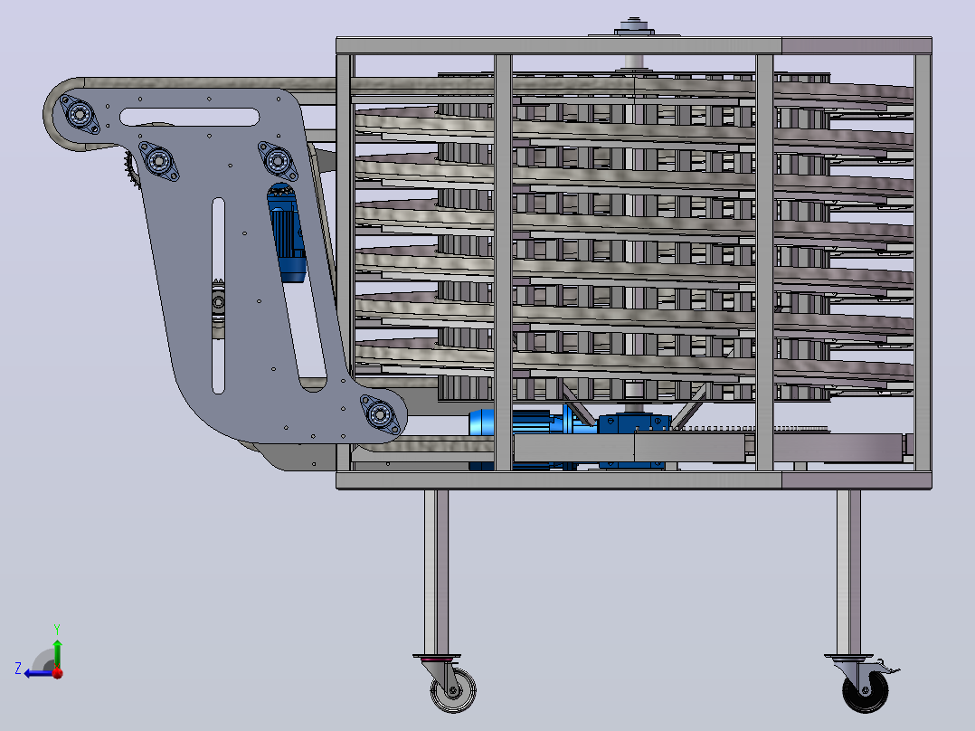螺旋输送机右视图