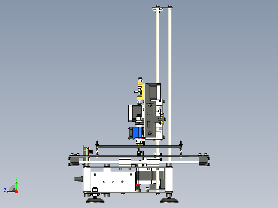 3D打印机右视图