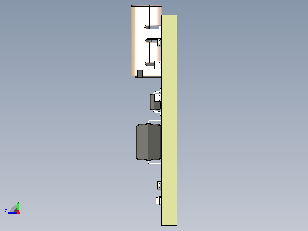 TTL UART-USB-C – CH340C模块右视图