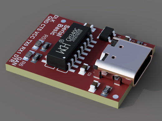 TTL UART-USB-C – CH340C模块缩略图