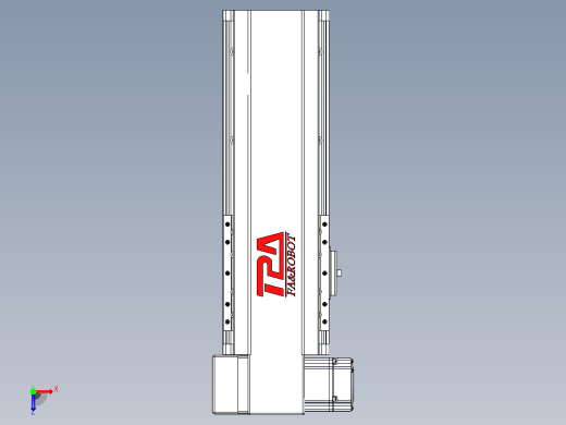 皮带直线轴半封闭可选导轨TPA-HNB-120D-110-L150-LP-C-P40-N3俯视缩略图