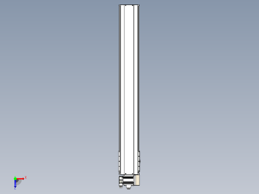 皮带直线轴半封闭可选导轨TPA-HNB-220D-176-L1450-RU-C-P1K-N3俯视缩略图