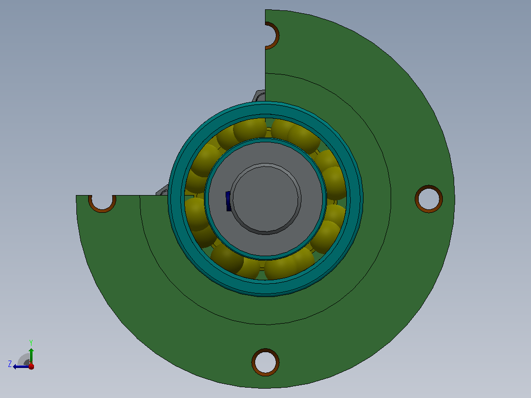 solidworks活塞泵右视图